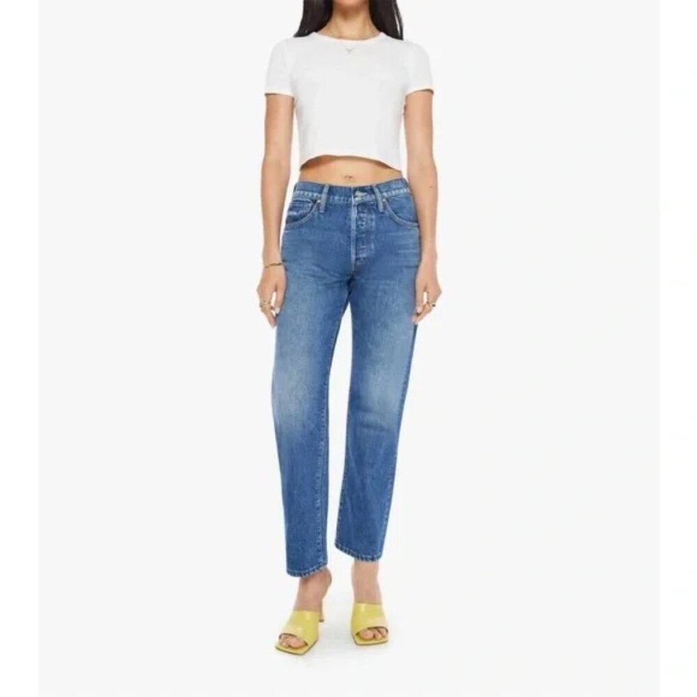 Mother SUPERIOR The Hot Rod Hover Jeans in‎ No Shirt No Shoes No Service Size 29